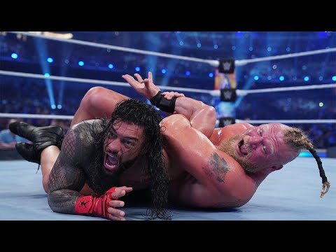 Видео: WWE Roman Raines vs Brock Lesnar iron man wwe champion