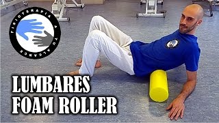 Foam roller ejercicios para lumbares o cuadrado lumbar screenshot 3