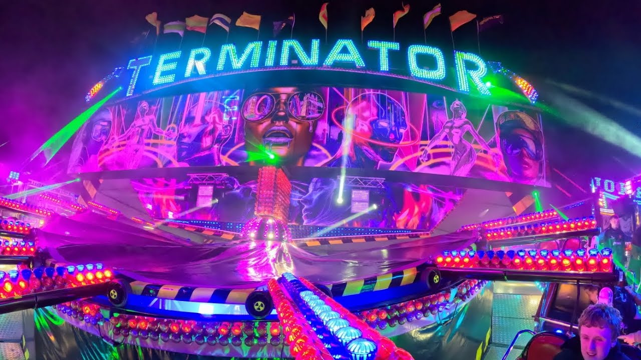 Terminator Bailey Swales Baileys Terminator Onride POV Peterborough Bridge Fair 02/10/25 ...