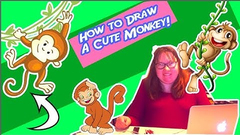 How to Draw the FRIENDLIEST and CUTEST Cartoon Monkey| Cute Animals Series Drawing Tutorial #1