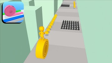 Layers Roll – LV×16 All Levels SpeedRun Gameplay | Fun & Satisfying Mobile Game (Android/iOS)