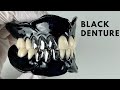 How To Make Black Dentures