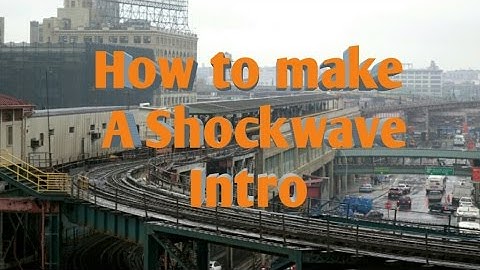 How to make a shockwave intro on android