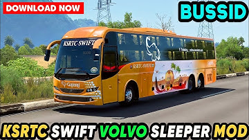 KSRTC SWIFT VOLVO SLEEPER BUS MOD For Bus Simulator Indonesia || Bussid Mod || Offroad Gamers ||