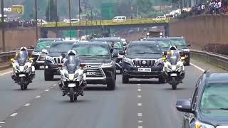 The Eagle Eye President William Ruto's security captured on camera #SemaNaRonny