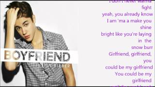 Justin Bieber-Boyfriend lyrcis. HD