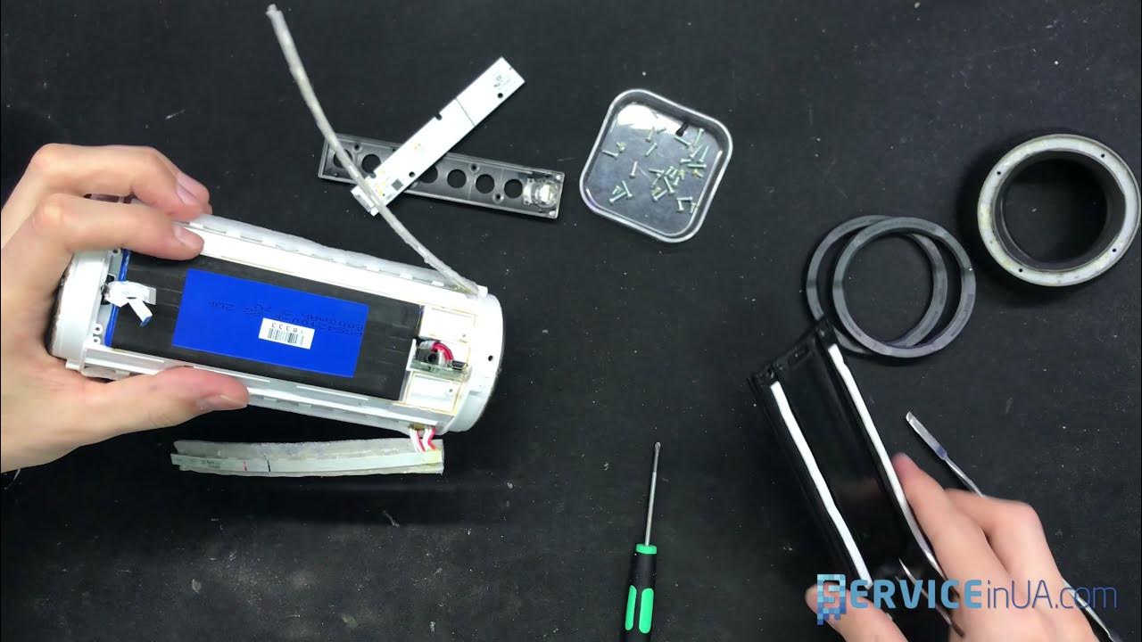 Как разобрать колонку jbl pulse jbl pulse 2 замена порта зарядки, ремонт, разборка repair - YouTube