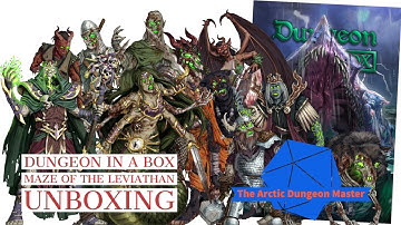 Dungeon in a Box Maze of the Leviathan Arctic Dungeon Master