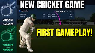 FIRST GAMEPLAY of a BRAND-NEW Cricket Game! | Cricket Team Manager screenshot 2