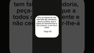 Tiago 1:5 #reflexão #tipografia #palavraselouvores