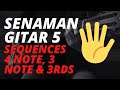 Senaman Gitar 5: Sequences untuk lembutkan jari