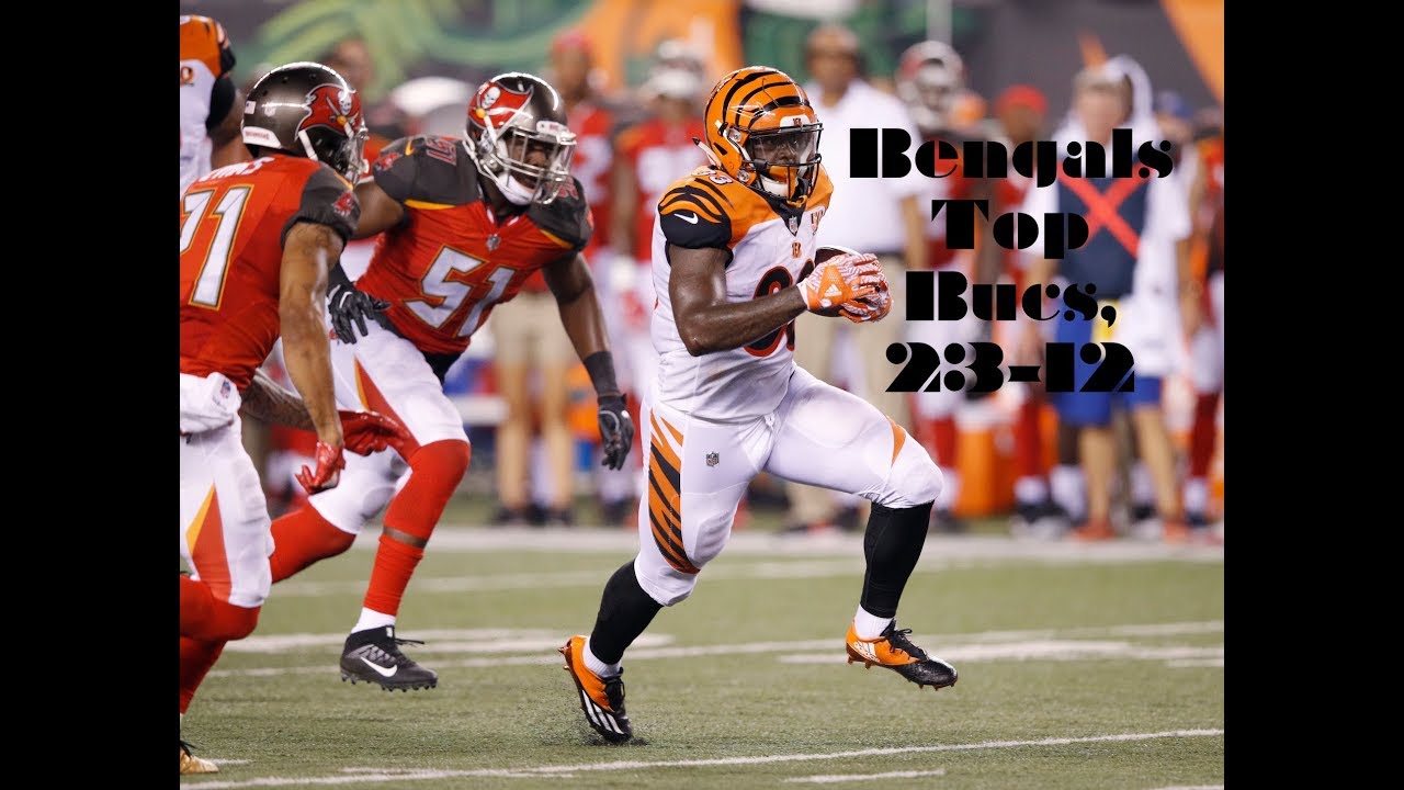 Bengals Top Bucs In Preseason Opener YouTube bengals-top-bucs-in-preseason-opener-youtube