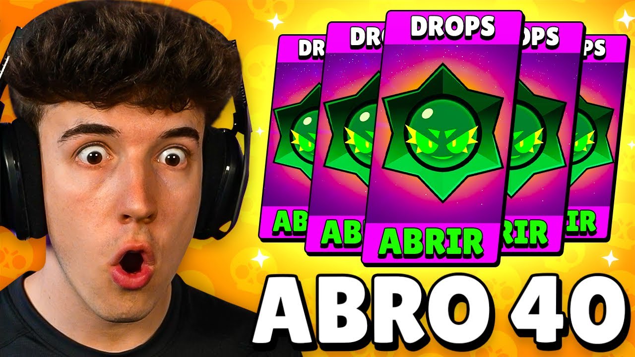 ABRO *40 DROPS CAOTICOS* Y ME TOCA ULTRA LEGENDARIO en BRAWL STARS