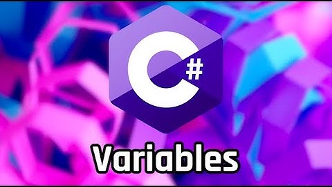 Variables in C# | C# Variables #kaashivinfotechreviews #kaashivreviews #kaashiv #variables