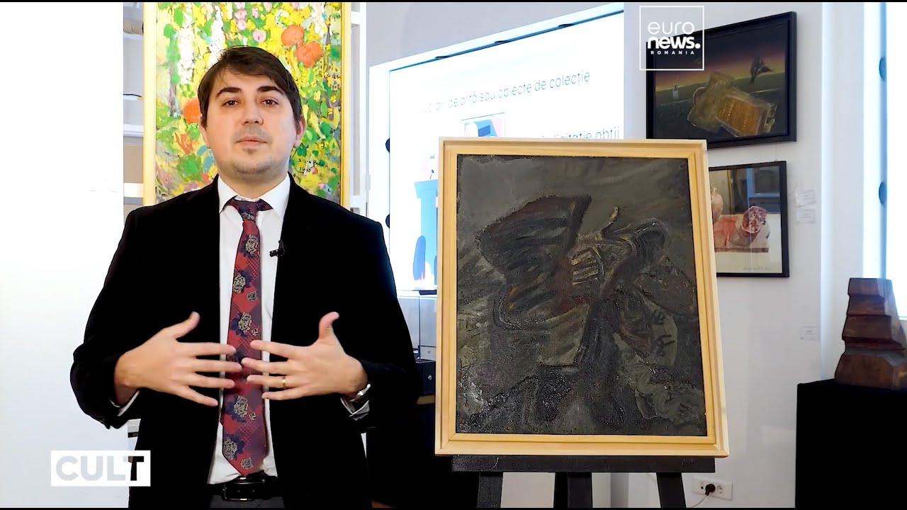 Horia Bernea, în Licitația Pinacoteca interzisă, cu opere ale Fundației Anastasia, reportaj Euronews