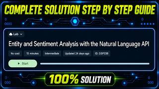 Entity and Sentiment Analysis with the Natural Language API | GSP038 | Google Cloud Arcade 2026