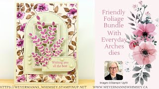 Friendly Foliage Bundle Card Idea 2 with Everyday Arches Stampin' Up!
