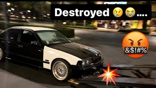 Totaled my E36 drift car!!! by Adamup 149 views 2 years ago 5 minutes, 58 seconds