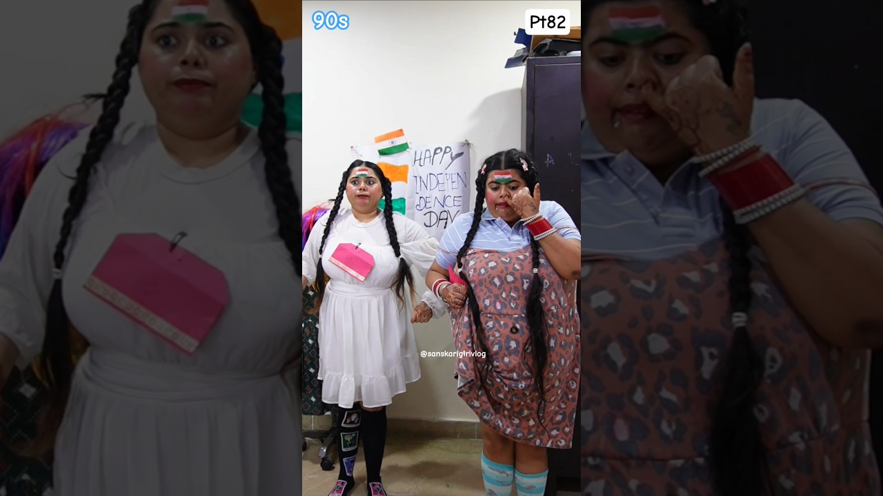 matto 👩🏻 school 🎒 independence day 🇮🇳 #trendingshorts #independenceday #90s