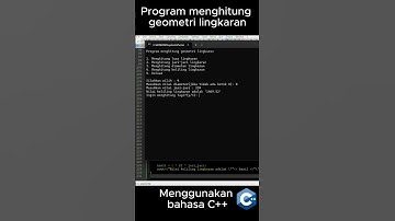 Program menghitung geometri lingkaran |  #coding #cpptutorial #cpp  #shortvideo  #video #cpplanguage