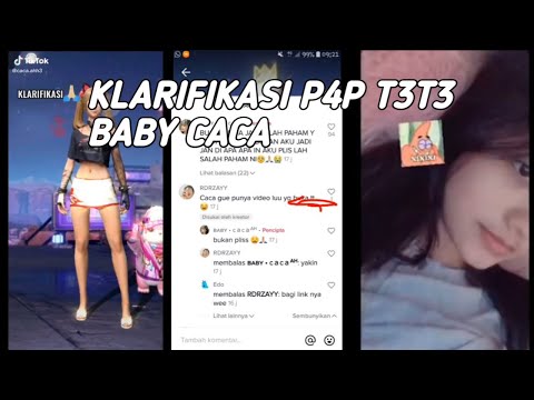 KLARIFIKASI BABY CACA SOAL VIDIO P4P T3T3 YANG LAGI VIRAL | BABY CUTE