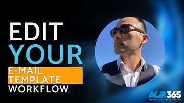 Edit Your Email Template in Workflow