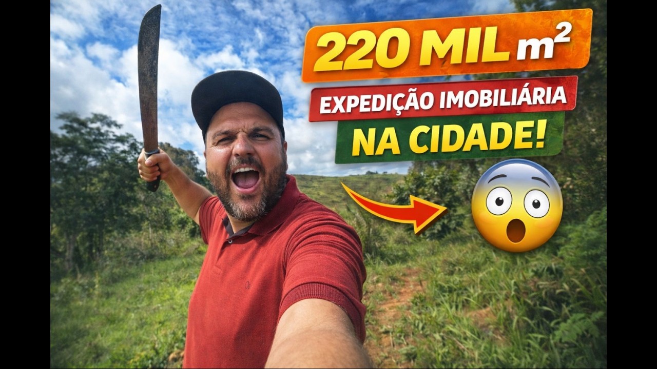 220 MIL m² DENTRO DA CIDADE… e 50% é MATA PRESERVADA 😳