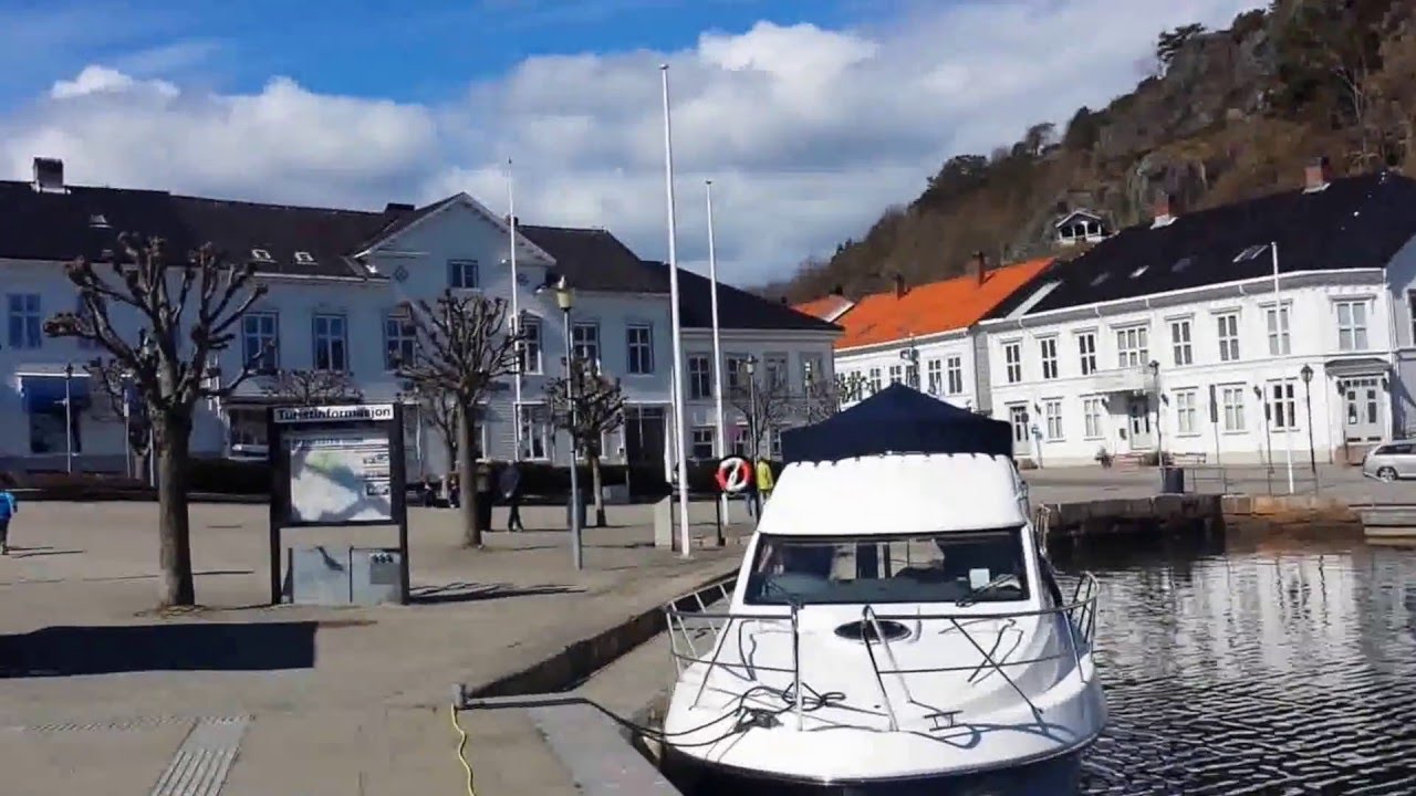 Risør. Белый город на берегу моря. (Рисёр) Норвегия.