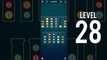Ball Sort Puzzle Level 28 Gameplay