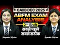 ABFM Exam Analysis Shift 2 | ABFM Exam Review | CAIIB ABFM Exam Analysis Dec 2025 | Officers Adda247