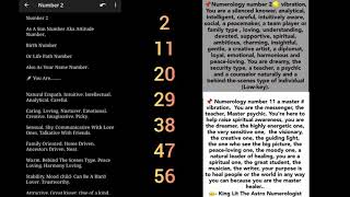 Numerology Number 2 (Including Birth # 11, 20, 29, 38, 47, 56) Meaning.