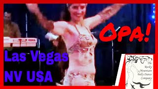 Rahma Belly Dancing to Live Music at Opa Greek Restaurant in Las Vegas