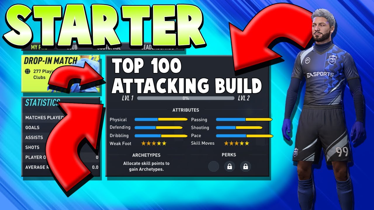 FIFA 22 BEST PRO CLUBS STARTING BUILD GLITCHED! YouTube