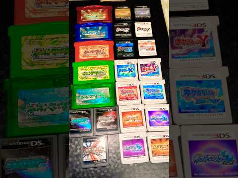 ポケモンバンクサービス終了発表…されたのてポケットモンスタールビーサファイア〜ウルトラサンムーンまでのゲームソフト紹介！ #shorts