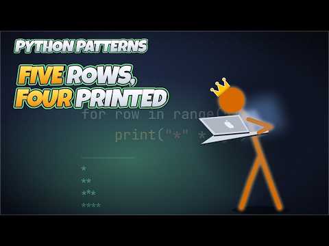 Python Star Patterns: Pyramid to Diamond Without Memorising