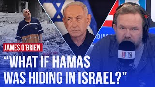 James O'Brien's simple question to caller defending Israel's tactics in Gaza | LBC