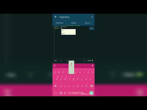 Argentina Problem Solution Sololearn in Python