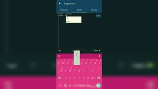 Argentina Problem Solution Sololearn in Python