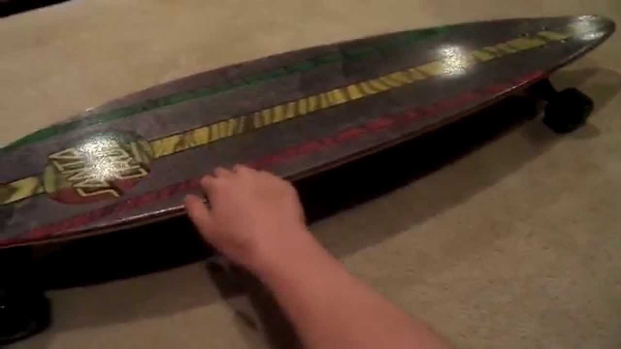 The Santa Cruz Mahaka Rasta Longboard Youtube