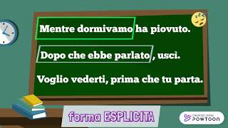 La proposizione subordinata temporale