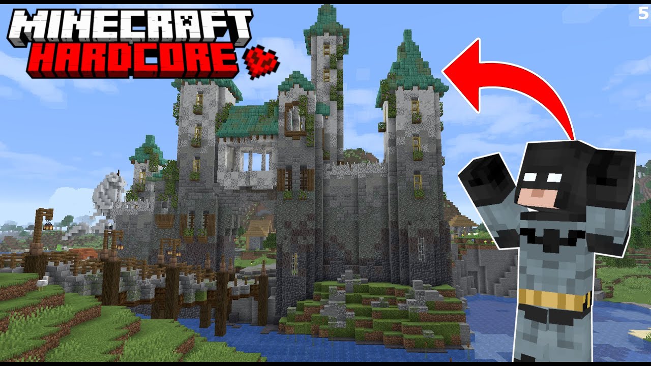 Building a HUGE Gatehouse in my Hardcore Minecraft Forever World! - YouTube