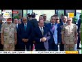 الرئيس السيسي يصل إلى مقر مصنع النصر للكيماويات الوسيطة بمنطقة أبو رواش 