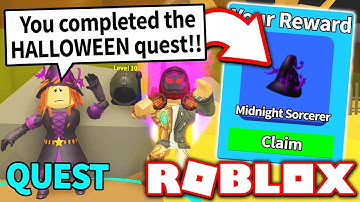 COMPLETE *NEW* HALLOWEEN QUEST TO UNLOCK LIMITED MYTHICAL HAT in MINING SIMULATOR UPDATE!! (Roblox)