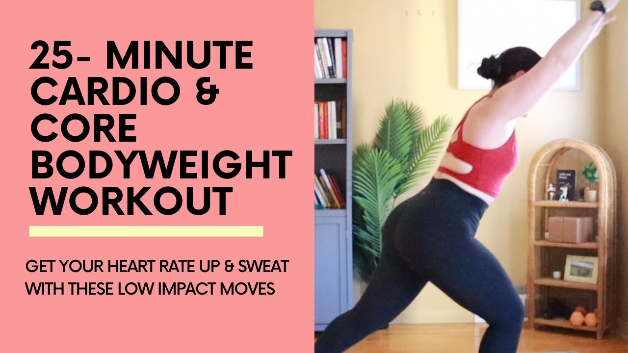 25 Minute Cardio and Core Workout - YouTube