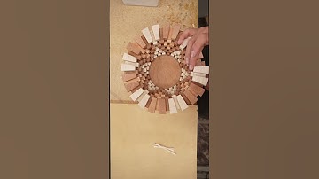 Glue up🪵 #woodturning #woodworking #segmentedwoodturning #woodwork #woodenbowl