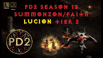 (SummonZon S12) My first PD2 Lucion T2 Kill + Build Showcase + Bonus Clip