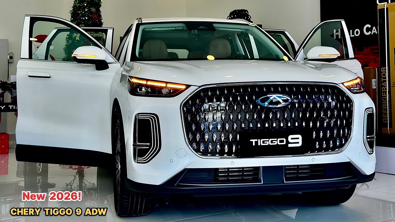 Новинка 2026 года! Новый Chery Tiggo 9 AWD: роскошный интерьер и экстерьер. Обзор.