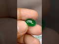 100 natural green aqeeq agate with laboratory certificate very need  clean cabachon shape