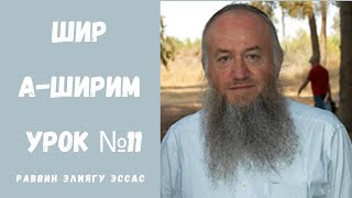 ШИР А-ШИРИМ - УРОК№11 / РАВ ЭЛИЯГУ ЭССАСА
