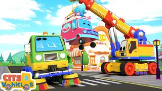 Dump Trucks Crash into Ice Cream Truck! 🍦 Road Safety & Rescue | Construction Trucks for Kids.